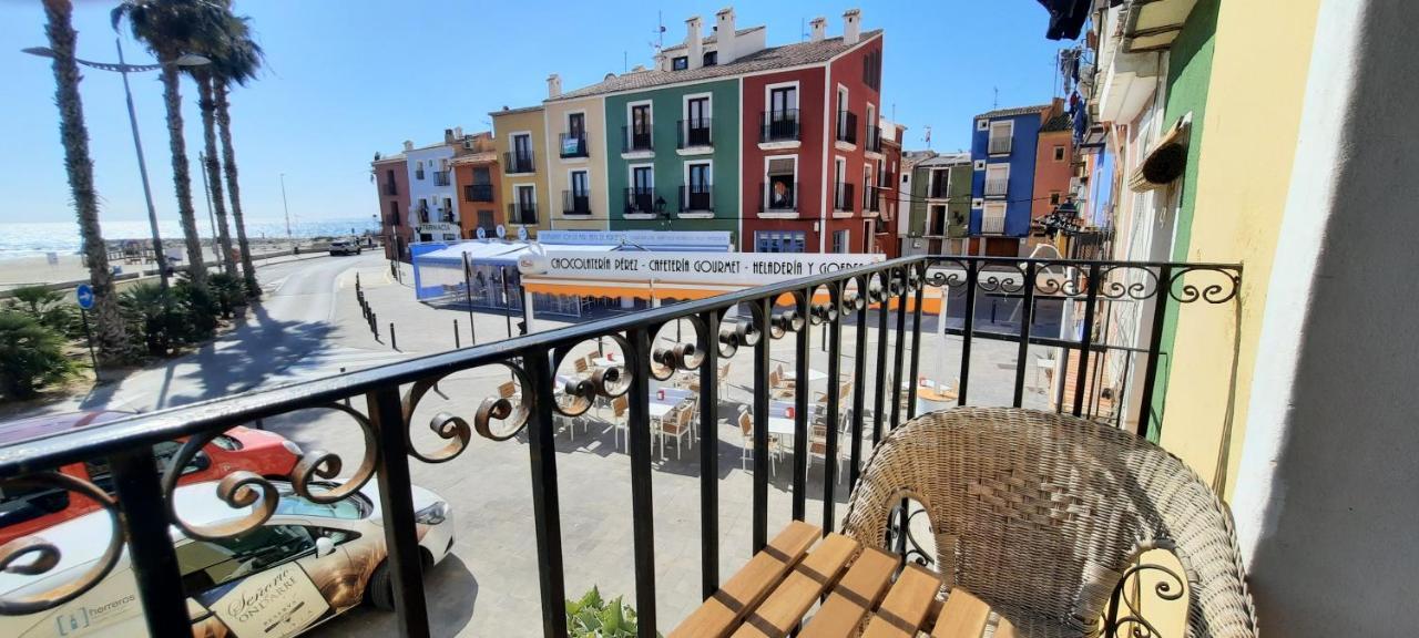 Ar28-1, Coqueto Apartamento En Primera Linea De Playa Villajoyosa Exteriör bild